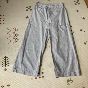 MHL 블루 스트라이프 7부 팬츠