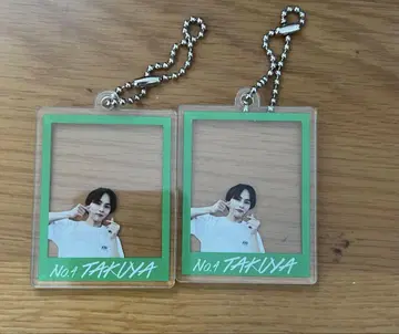 초특급 타쿠야 사진 프레임 키링 2개 세트