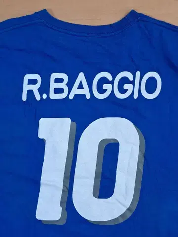 이탈리아 대표 로베르토 바조 T셔츠