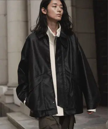WYM ARTIFICIAL GRAIN MILITARY BLOUSON L