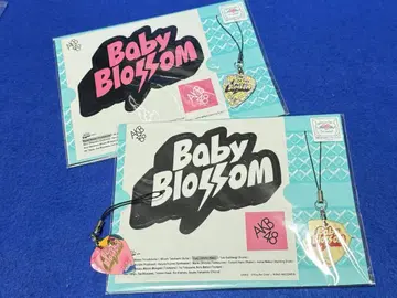 AKB48 Baby Blossom 피크 스트랩 & 스티커 세트 2종