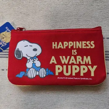 새상품 택 포함 스누피 PEANUTS 소품함.파우치 펜 케이스