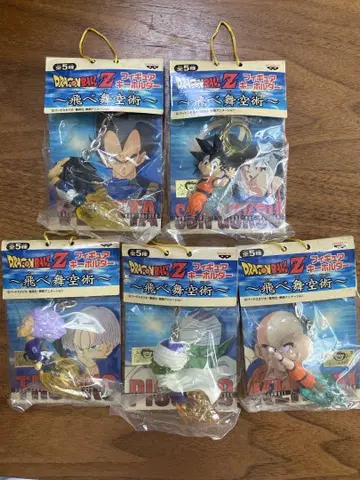 드래곤볼 Z 피규어 키링 5개 세트 날아라 무공술