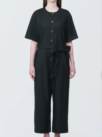 무인양품 헴프 소재 블랙 올인원 size:L