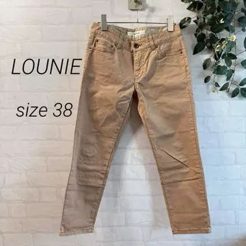 [LOUNIE] 캐주얼 팬츠 치노 팬츠 (38) 베이지