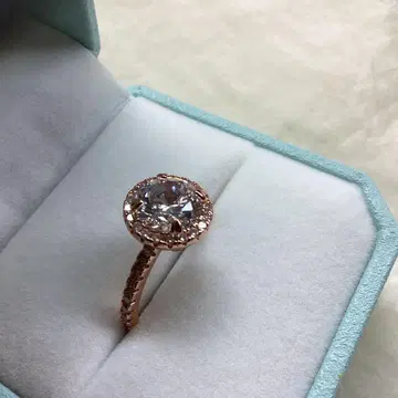 QVC tar 지르코니아 로즈 골드 반지 17호 새상품