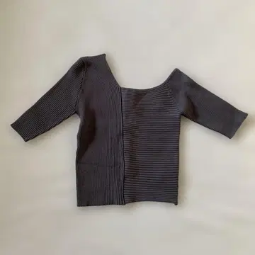 MURUA 언밸런스 니트 티셔츠