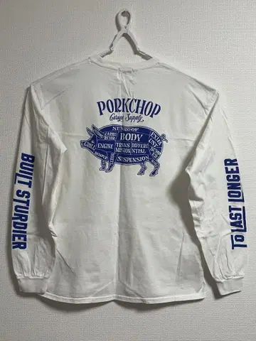 PORKCHOP 포크찹 차고 서플라이 롱T XL