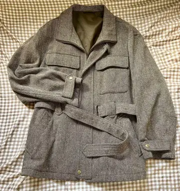 DANIEL CREMIEUX 헤링본 무늬 자켓