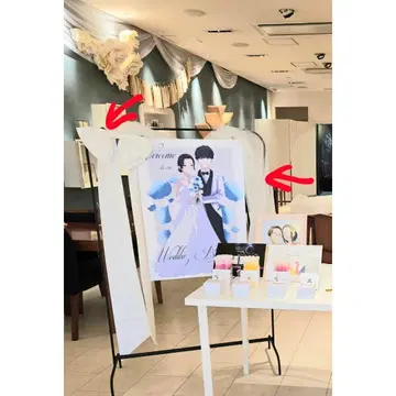 웨딩 웨 스페이스 베일/리본