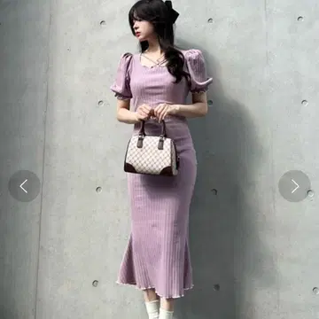 TITTY&CO. 프론트 크로스 머메이드 원피스