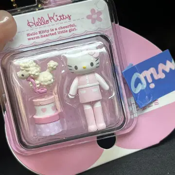 산리오 미니어처 패키지 참 발길이 키티 헬로키티 스트랩