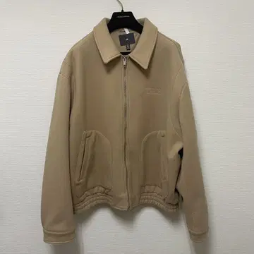 H&M 아우터 자켓 점퍼 블루종 미사용 XL LL 베이지