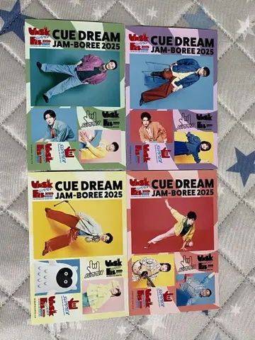 CUE DREAM JAM-BOREE 2025 프린트 씰 4매 세트