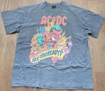 [ 새상품급 XL ] AC/DC 페이드 T셔츠