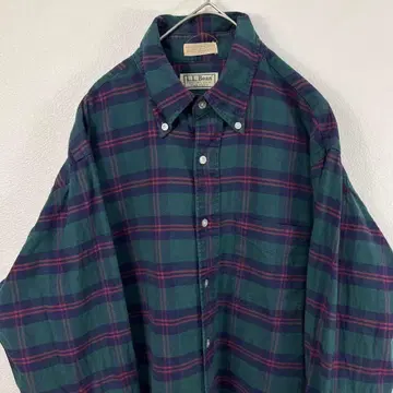 90s USA L.L.Bean 엘엘빈 체크 셔츠