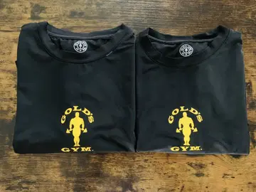 골드짐 x 시마무라 콜라보 스트레치 셔츠 M, L 사이즈 2매 세트