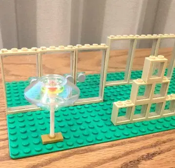 LEGO 투명 문 창문 투명 클리어 부품 조명 기구