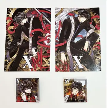 CLAMP X 캔뱃지 세트 엽서 카무이 후마