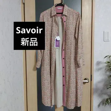 미사용 Savoir(사아) 리버티 셔츠 원피스