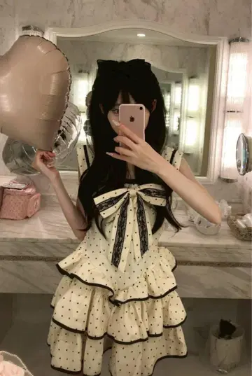 Kelly 님의 도트 마린 원피스