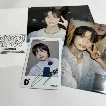 D'PARTMENT EJ 구매 혜택 사진 & 폴라로이드 랜덤 위주