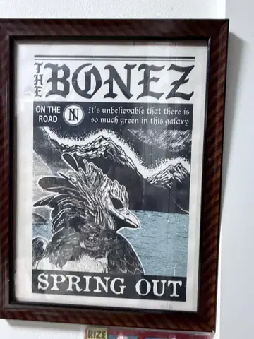 THE BONEZ SPRING OUT 포스터 사인 포함