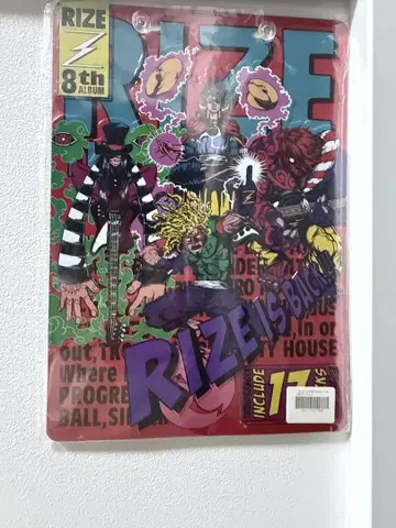 RIZE 8th Album 알루미늄 포스터