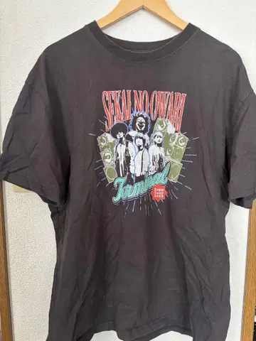 SEKAINOOWARI 세카오와 Terminal T셔츠 블랙 XL