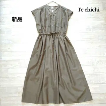 Techichi 테치치 스팬 보일 셔츠 원피스 F 새상품