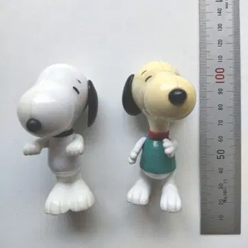 스누피 피규어 2세트