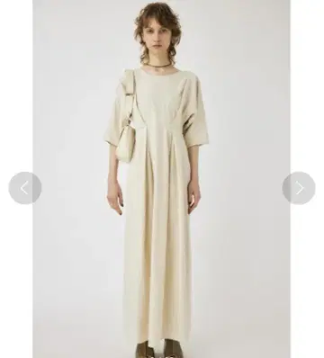 moussy 마우지 2way 자카드 원피스 드레스