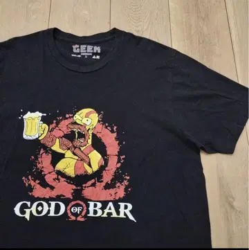 심슨 티셔츠 GOD OF WAR 패러디