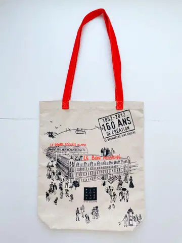 프랑스 백화점 봉마르쉐 160주년 기념 에코백