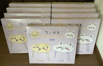 치이카와 얼굴 접이식 미니 테이블 토끼 9세트