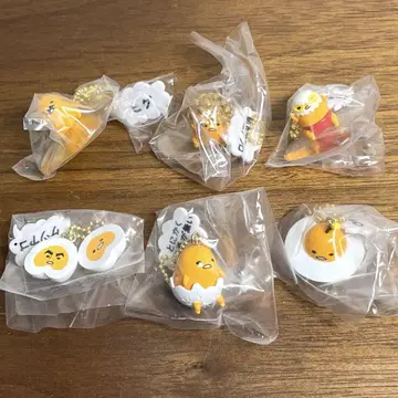 산리오 구데타마 이상한 포즈 마스코트 전6종 세트 미사용 새상품