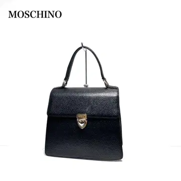 [고품질] MOSCHINO 모스키노 / 하트 금장 장식 / 핸드백
