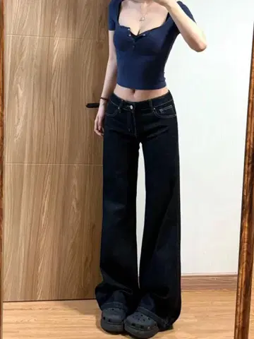 심플 타이트 데님 팬츠! 여름/가을에 딱 평소에 사용하기 최적