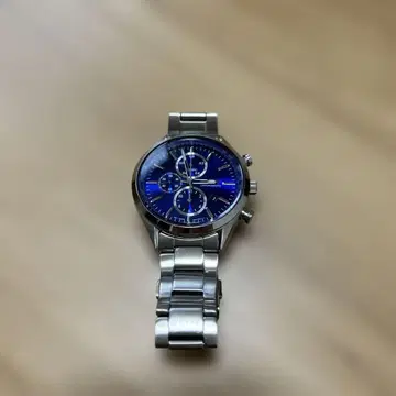 SEIKO 와이어드 크로노그래프 남성용 손목시계 WIRED 블루