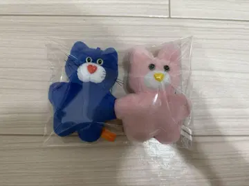 mojojo 마스코트 봉제 인형 파랑 고양이 토끼