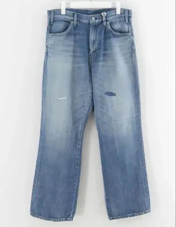maatee&sons FLARE DENIM REPAIR - INDIGO1