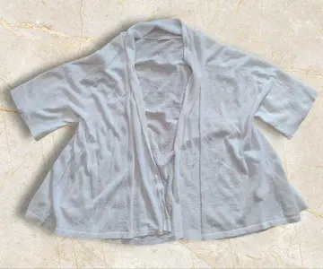 DRESSTERIOR 시어 가디건 볼레로 화이트 드레리어