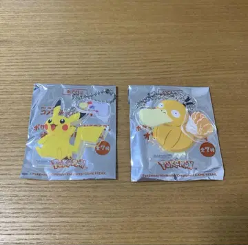 코메다 커피 피카츄 코닥 아크릴 키링 2세트