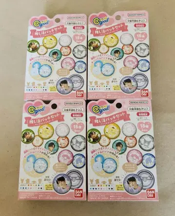반다이 Can배치good! 덕질 배지 4개 세트 산리오 미사용 새상품