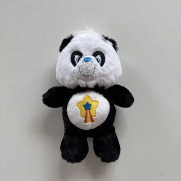 팬더 봉제 인형 별 자수 케어베어