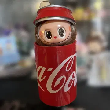 코카콜라 캔 라부부 봉제 인형