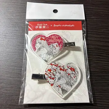 이토 준지 헬로키티 갸루 토미에 아크릴 헤어 클립