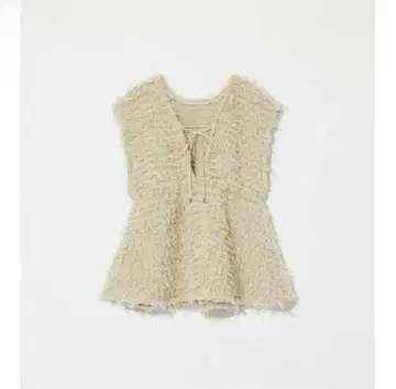 Eaphi FLUFFY PEPLUM VEST