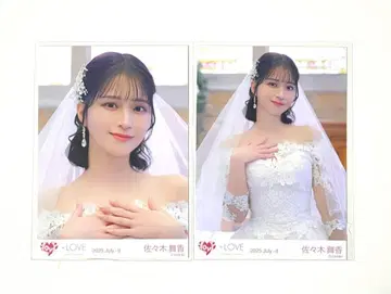 사사키 마이카 브로마이드 세미 컴프 연인 이상 웨딩 의상 이퀄러브 신부