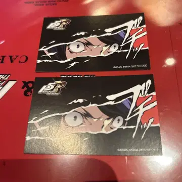 P5 P5X AMOCAFE 정사각형 씰 페르소나 키타가와 유스케 폭스